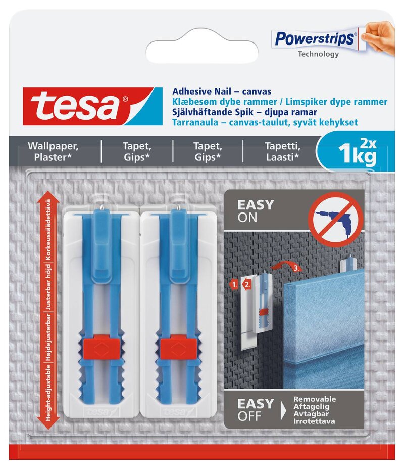 KROK SJÄLVHÄFTANDE TESA TAPET DJUPA RAMAR 1KG 2ST