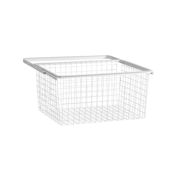 TRÅDBACK 40 ELFA 266310 UTDRAGBAR VIT 605X430X285MM