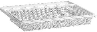 BACK MESH 30  ELFA 236490 UTDRAGBAR VIT 605X336X85MM