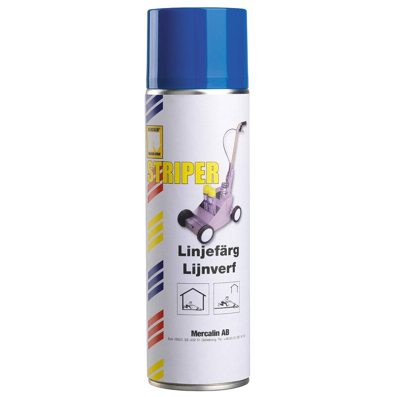LINJEMARKERINGSFÄRG MERCALIN STRIPER BLÅ 500ML