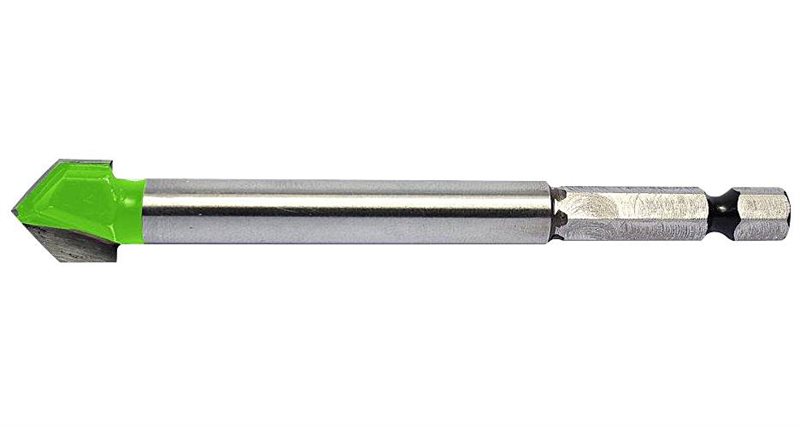 KAKELBORR 19MM TVÅSKÄRIG 1/4 SEXKANTFÄSTE