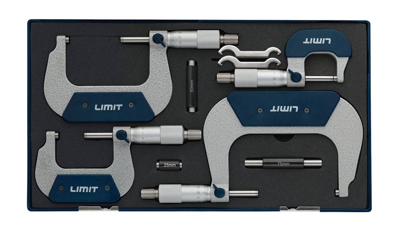 MIKROMETERSET 4-P LIMIT MMAS 0-100MM