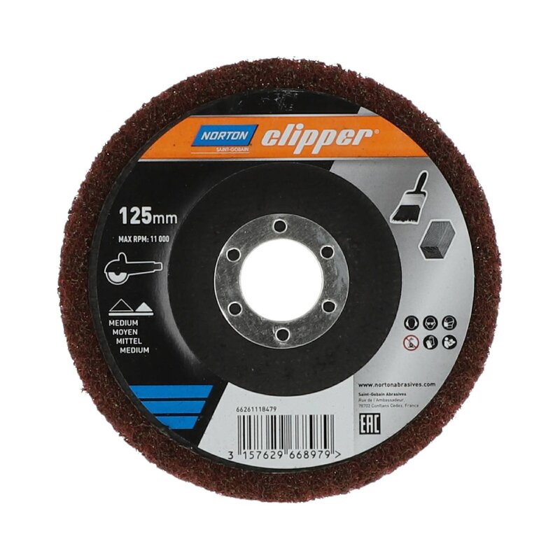 RONDELL CLIPPER SLIPNYLON FÖR TRÄ F2303 125X22