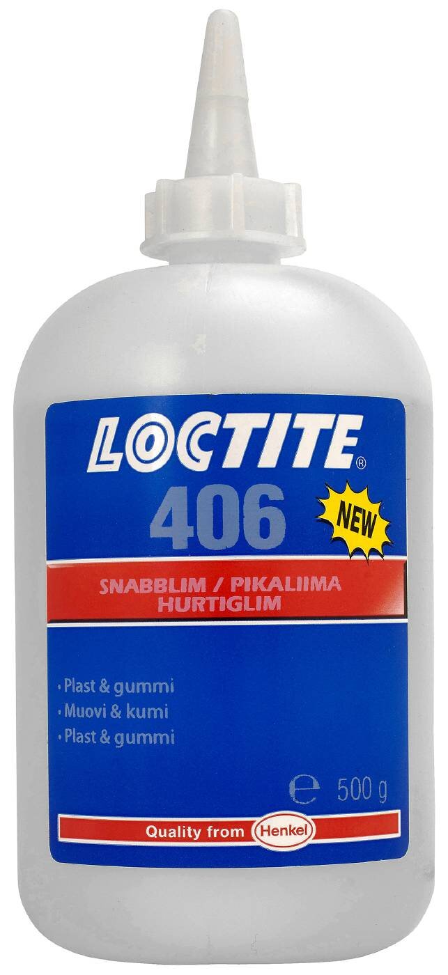 LIM SNABB PLAST/GUMMI 406 500G