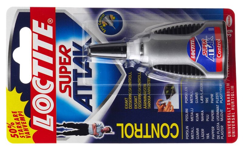 SNABBLIM LOCTITE SUPER GLUE CONTROL AUTOMAT 3G