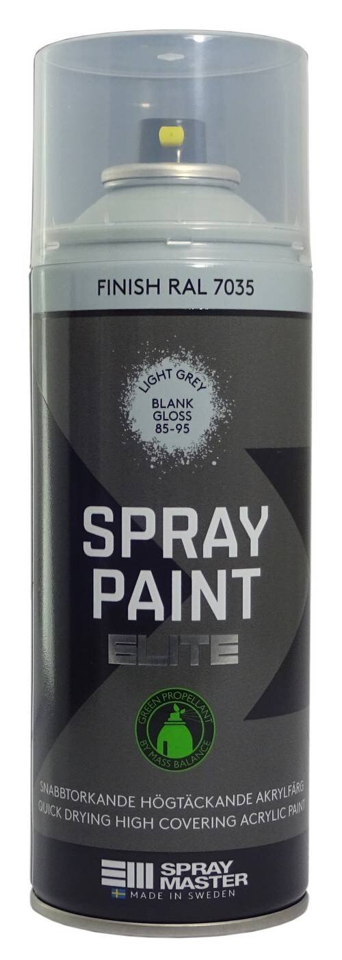 SPRAYFÄRG SPRAY MASTER ELITE GRÅ 7035 BLANK 400ML