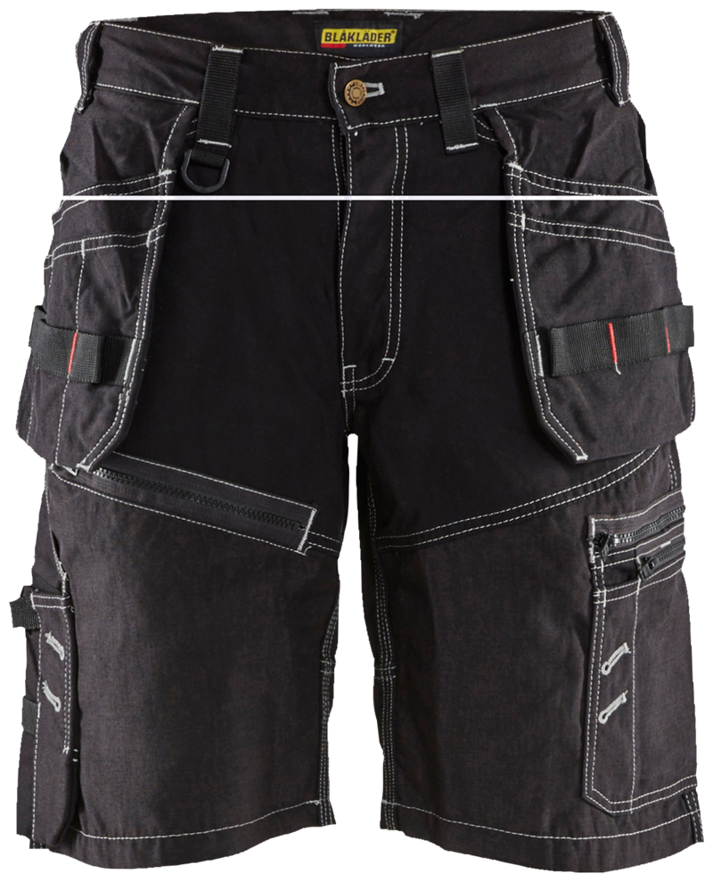 SHORTS 15021310 BLÅKLÄDER SVART C44