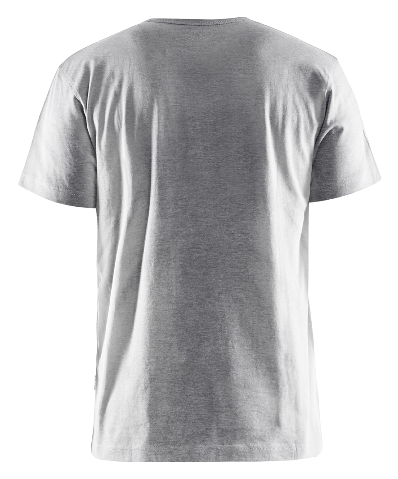 T-SHIRT 35311043 BLÅKLÄDER GRÅMELERAD S