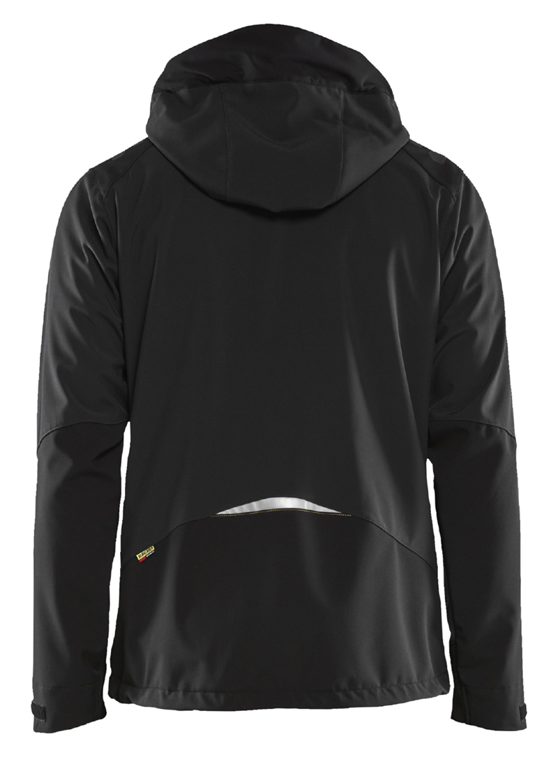 JACKA 47492513 BLÅKLÄDER SVART/VARSELGUL XXL